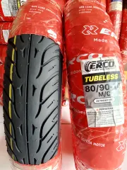 1 PCS BAN LUAR ERCO TUBLES FREE PENTIL 80/90-14 ALL MOTOR MATIC