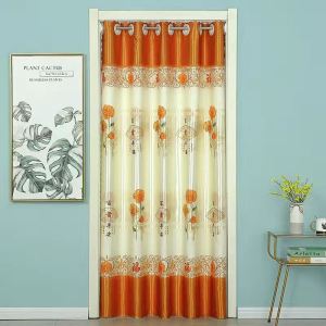 Privacy Curtain Fabric No Drilling Installation for Kitchen Bedroom Bathroom Living Room Partition Decorative Air Conditioner Cover