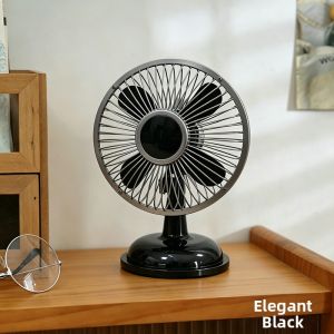 Vintage Quiet Mini USB Desk Fan