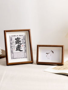 Modern Minimalist Hollow out Stereo Photo Frame Stand 6 8 10 Inch Wall Hanging Picture Frame Desktop Display without Artwork