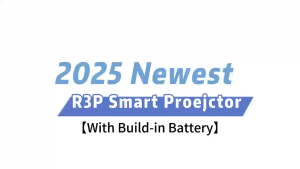 Built-in battery R3 portable projector connect to mobile phone mini projector 4k android auto focus wifi bluetooth户外