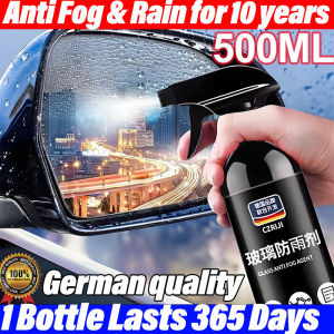 Anti Fog & Rain for 10 years Windscreen rain repellent Anti fog spray Watermark remover 车镜防雨水 玻璃油膜去除剂 car glass 500ML Rain repellent Car Rainproof Car mirror anti rain car window rain coating