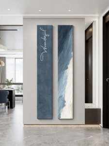 JILEDUO | Abstract Entrance Corridor Narrow Long Decorative Painting Texture Oil Paint