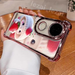 Trường hợp Vivo y21d y19s y04 Y29 trường hợp mềm mại trong suốt chống sốc rõ ràng Cover quay lại cho cô gái phụ nữ