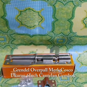 Grendel Overpal Merk Cosco Ukuran 6 6In 6Inch Cantelan Gembok Slot Pintu Jendela dll
