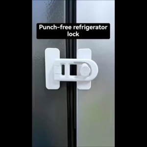 4PCS Refrigerator Lock Baby Child Safety Lock Multifunctional To Install For Cabinet Refrigerator