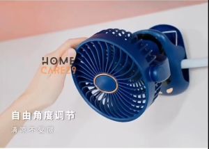 ( MẪU MỚI 2023) Quạt Mini Tích Hợp Đèn Ngủ Cao Cấp | Quạt kẹp bàn Tích Điện Pin 15000 mAh - BH 12 tháng