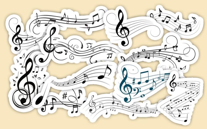music notes stickers scrapbooking 12pcs | Lazada PH