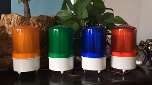 Sound and light alarm rotating flash LED warning light