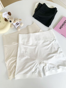 ทูอินวันน้ําแข็ง ผ้าไหม สูง เอว พรางหุ่น ความปลอดภัย กางเกง ชุดชั้นในไร้รอยต่อสําหรับผู้หญิงเสื้อผ้าบ้านที่สะดวกสบาย