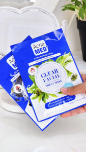 Acnemed Clear Facial Sheet Mask 1 Pcs