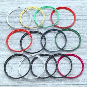 Dia 30.5mm Chapter Ring Fits SKX007 SKX009 SRPD Watch Cases Plasticsr Inner Ring NH35 NH36 Watch Case Refit Parts