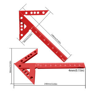 Quick and Accurate Center Finder Used for Woodworking Layout Metric and British Plastic Lightweight Marking Tools
