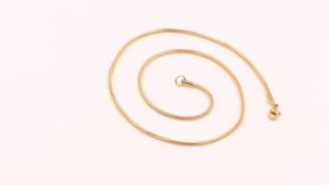 Màu Vàng Thép Không Gỉ Tròn Dây Xích Vòng Cổ 1MM/2MM/3MM Dành Cho Nữ Thời Trang Sừng Trâu Choker Món Quà Trang Sức