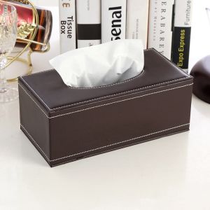Hộp Đựng Khăn Giấy Da PU