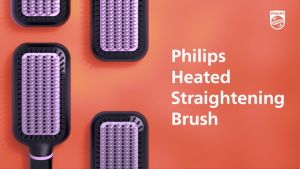 Philips StyleCare Essential Heated Straightening Hair Brush BHH880/03