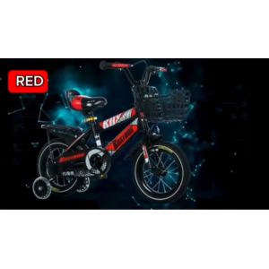 จักรยานเด็ก จักรยาน4ล้อ 12/14/16 นิ้ว Bicycle จักรยานฝึกหัดเด็ก แข็งแรง มีตะกร้า เบาะซ้อนท้าย ล้อมีไฟเวลาปั่น ฟรี!กระดิ่ง+กระบอกน้ำ+อุปกรณ์