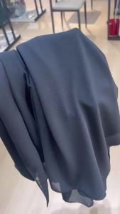 Penghantaran dari China [2025] Tudung Chiffon Polos Tudung Chiffon Eropah dan Amerika Tudung Muslimah Selendang Wanita 3.1
