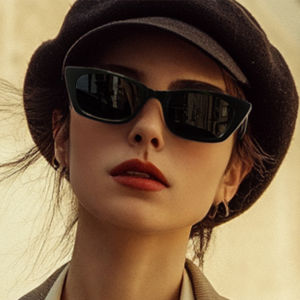 ZENOTTIC Handmade Acetate Polarized Sunglasses Fashion Small Women Cat Eye Shade UV Protection Sun Glasses Trendy