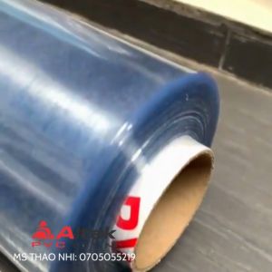 Màng Nhựa PVC Dẻo Trong Suốt Có Phun Bột Các Loại (Không Gia Áp)