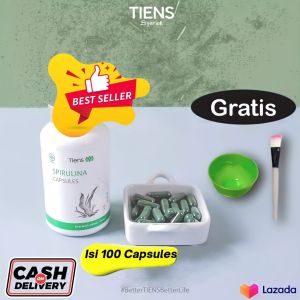Masker Spirulina Original Tien Herbal Alami | berBPOM & Halal MUI | Masker Terlalris Di Dunia