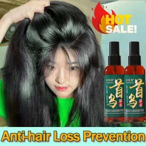 Herbal Hair Growth Spray 100ML Anti Hair Loss Serum Hair Repair Essence Roots Booster Tonic Anti Loss Hair Growth Oil Deep Reduce Gray Hair