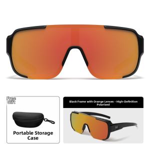 DIGELE | Windproof UV Protection Snow Goggles Compatible with Prescription Glasses Polarized Sunglasses
