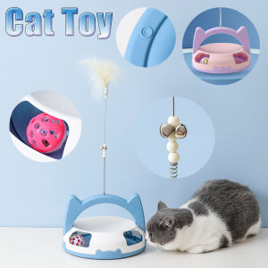 Pet Cat Chasing Toy Automatically Tease To Relieve Boredom Cat Turntable Ball Fun Disc Ball