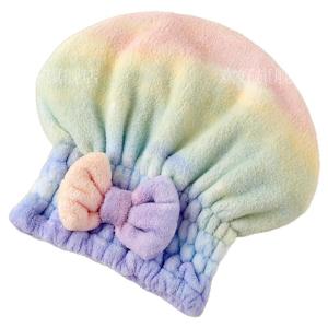 Ultra Absorbent Thickened Womens Bath Cap Quick Drying Hair Towel Cap Cute Head Wrap Shampoo Rubbing Tool Household Essential