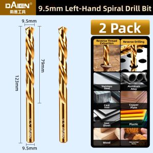DAIENGONGJU | Left-handed Stainless Steel Spiral Drill Extractor