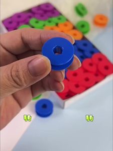 Colorful Plastic Bobbins for Sewing Machines Durable Heat-Resistant Material Compatible with Flatbed/Computerized Machines Anti-