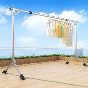 Single Rod Stainless Steel Foldable Clothes Drying Rack