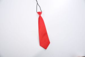 เสื้อเชิ้ตสีขาวสำหรับเด็กอุปกรณ์ผูกโบว์ผูกผ้าพันคอสีแดงผูกโบว์สองสีขนาดเล็กสายคล้องคอแมทช์ลุคง่าย