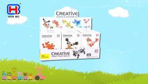 1 บล็อกตัวต่อ (สีเขียว) บล็อกตัวต่อตามแบบ สำหรับการเสริมพัฒนาการด้วยบล็อกตัวต่อตัวต่อรูปสัตว์ต่างๆ ของเล่นเด็ก สินค้าพร้อมส่ง