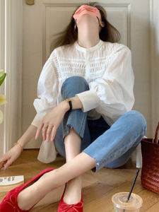 PAIBOLI | Elegant Large Size Womens Shirt Fairy Tale Beautiful Artistic Korean Style Commute Short Sleeve T-shirt Summer Fashion