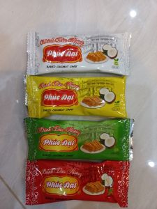 1KG Bánh dừa nướng Phúc Đạt - đặc sản Quảng Nam - Giòn - Thơm - Ngon - đồ ăn vặt - bánh kẹo ăn vặt