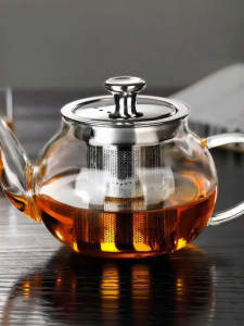 Heat-resistant Thick Glass Tea Pot With Filter