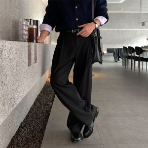 Ssumenam | TR Blend Classic Luxury Gray Mens Casual Pants