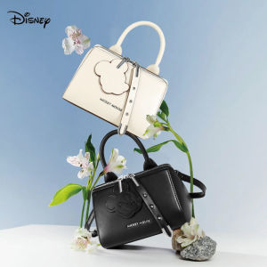 Disney chính hãng Mickey Đồng Thương hiệu loạt ánh sáng sang trọng túi xách thanh lịch thời trang hợp thời trang nữ túi đeo chéo dung tích lớn dây đeo vai có thể tháo rời