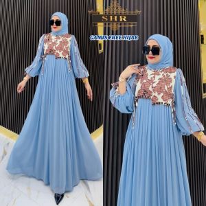 New!!!!!!!maxi dress peta set hijab