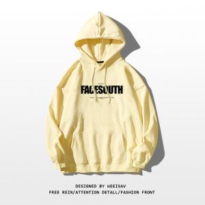 สไตล์อเมริกัน ผ้าขนแกะ เรียงราย หนาขึ้น เสื้อฮู้ด ผู้หญิง ฤดูใบไม้ร่วง ฤดูหนาว เทรนด์ใหม่ หลวม เสื้อแจ๊กเก็ตสไตล์ขี้เกียจ สตรีทแวร์