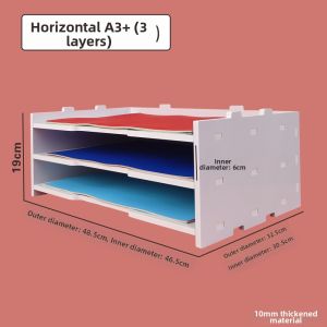 Stackable Multi-level Thickened File Organizer