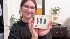Wireless Lavalier Microphone Audio Recording Mic for Android Phone Interview Vlog Live Streaming