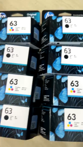 HP หมึกพิมพ์ Inkjet รุ่น hp 63bk Black