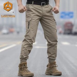 ANGKEN | Casual Loose Oversized Cargo Pants 9-Point