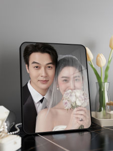 Wedding Photo Frame Wall-Mounted Custom Photo Wash Made into Table Decoration Family Portrait Picture Frame with Printing Crystal Photo Album