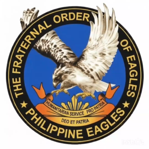 The Fraternal Order of Eagles - Philippine Eagles Stickers (TFOE- PE) Stickers Car Decal White Edge