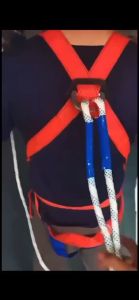 HEAVY DUTY SAFETY BELT FULL BODY SAFETY HARNESS POLYAMIDE LANYARD LARGE HOOK SINGLE HOOK