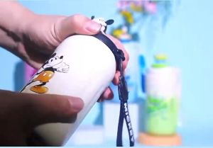 Tumbler Termos Stainless Karakter Kartun BZ-2350 Tumbler Minum Tahan Panas 420ML BPA Free