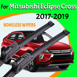 For Mitsubishi Eclipse Cross 2017-2019 Car Wiper U-type Soft Rubber Boneless Wiper HD Quiet Durable Automotive Wiper 24"+20"